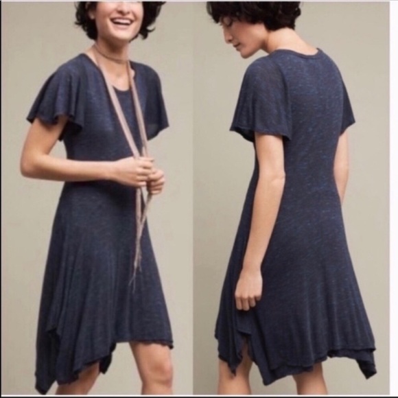 Anthropologie Dresses & Skirts - Anthropologie Dolan | Melanie Blue Knit Dress